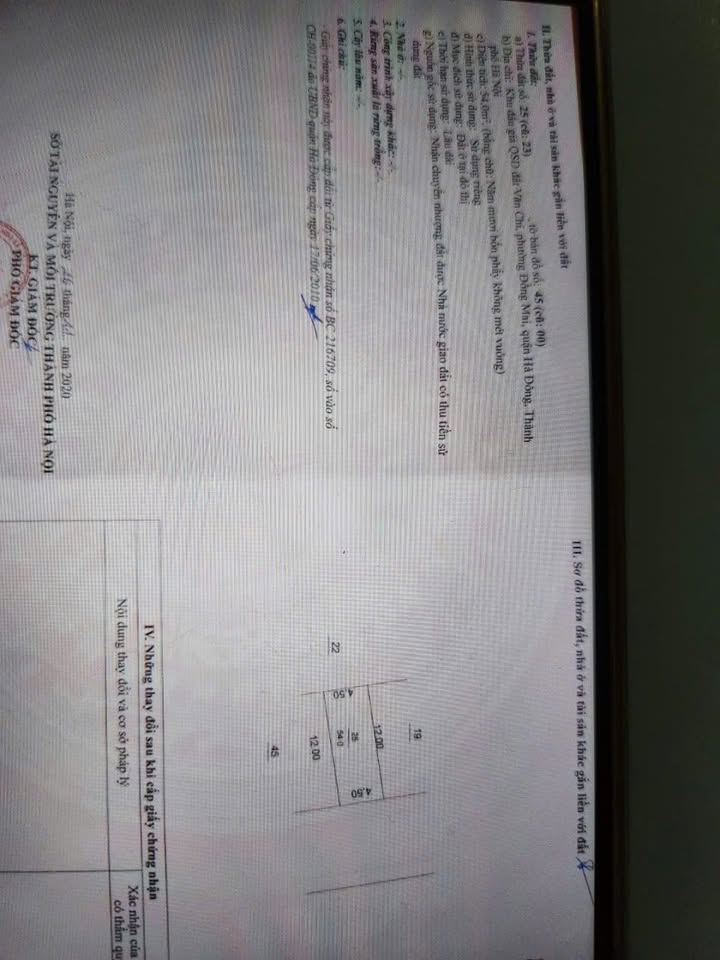 Đất đấu giá Đồng Mai, Hà Đông 54m² giá 7 tỷ - Mặt tiền 4.5m, sổ đỏ chính chủ!