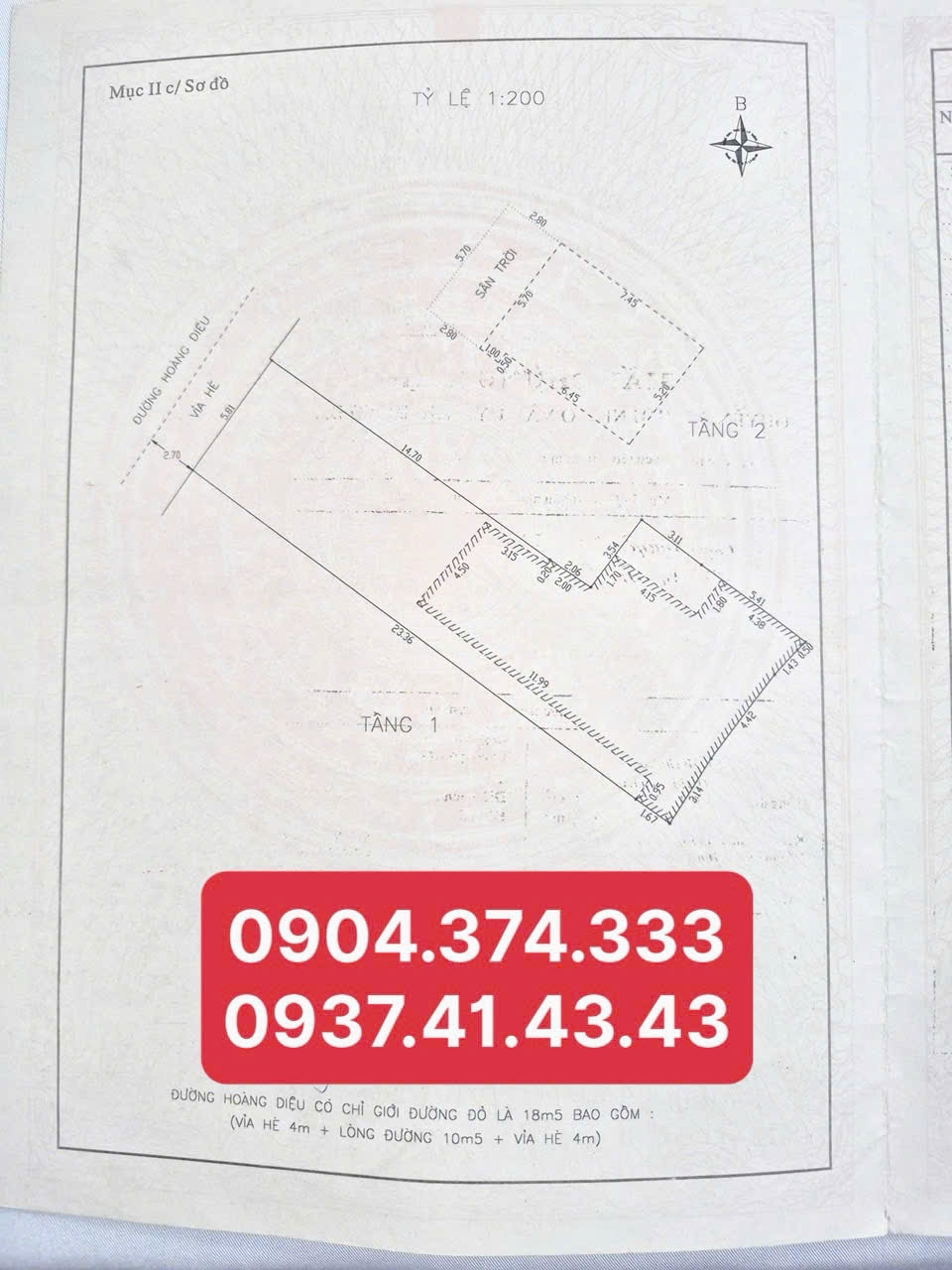 Bán đất mặt tiền Hoàng Diệu, Đà Nẵng 176m² giá 29.5 tỷ - Kinh doanh sầm uất!