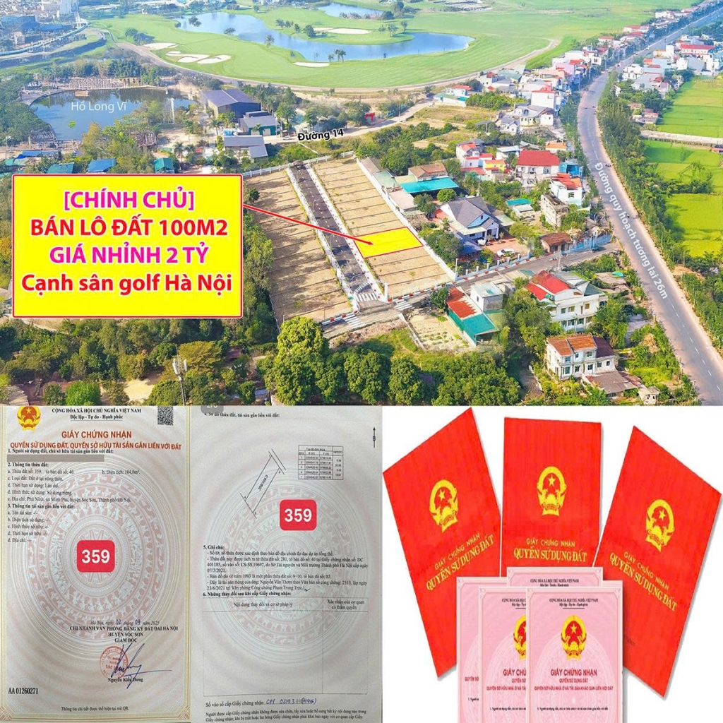 Bán gấp lô đất 100m² tại Minh Phú, Sóc Sơn - Vị trí đẹp, tiện ích bạt ngàn!