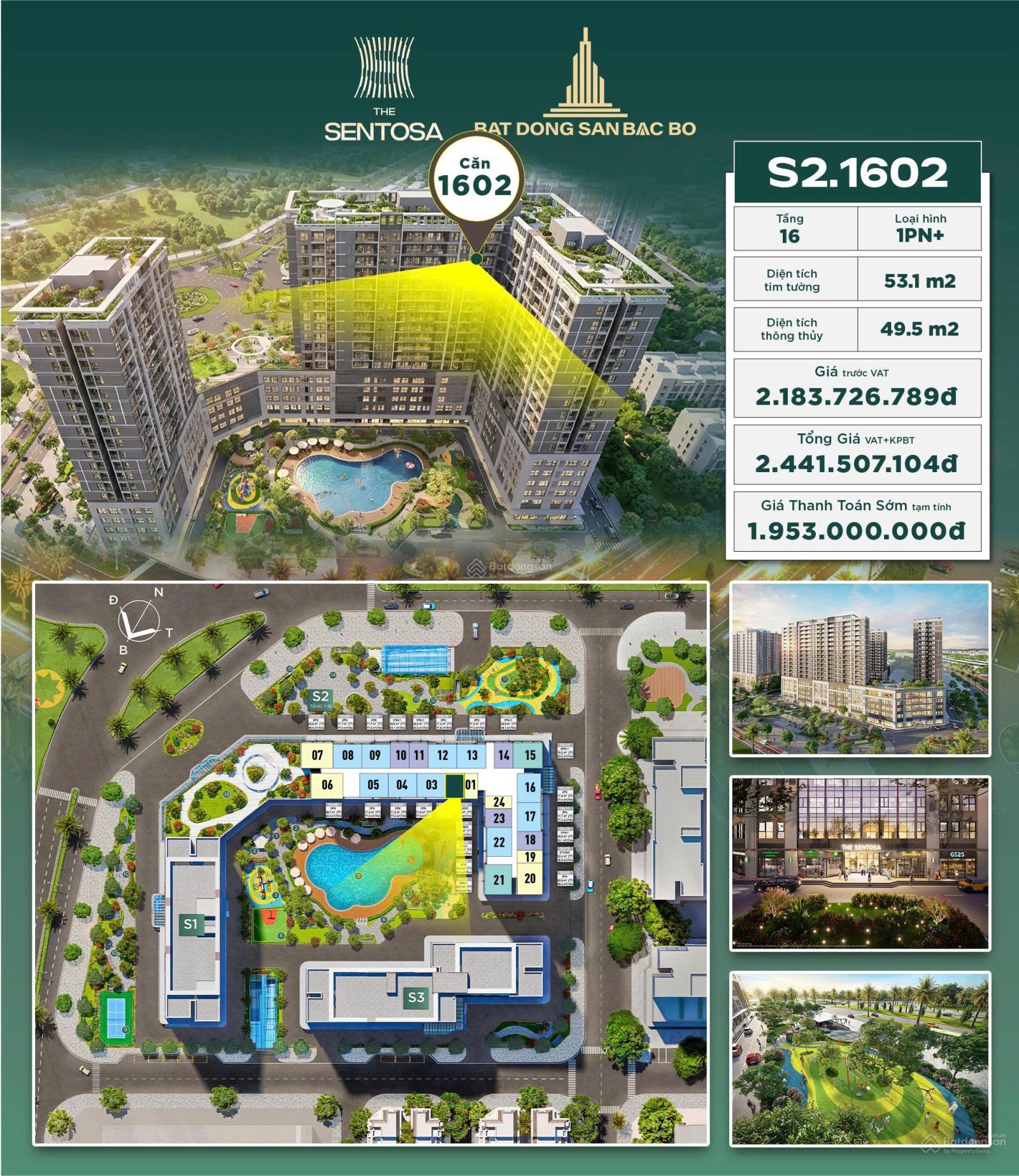 Căn hộ 1PN+ Vinhomes Thanh Hóa 50m² giá 1.95 tỷ - Thiết kế linh hoạt, cơ hội đầu tư tốt!