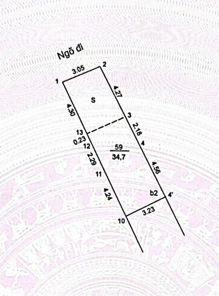 Bán nhà phố Ô Chợ Dừa, Đống Đa 34,7m² giá 12,65 tỷ - Khu dân cư yên tĩnh!