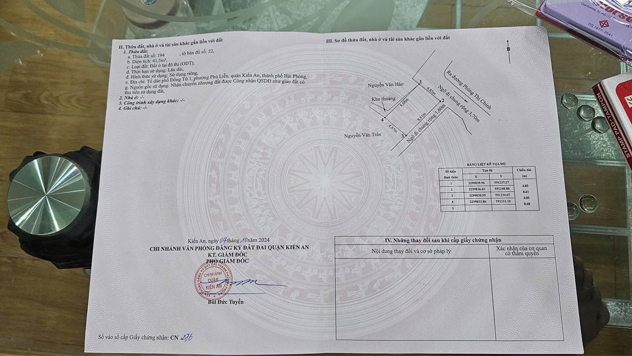 Đất nền Phường Đồng Hòa, Quận Kiến An, 40m² giá 1.2 tỷ - Bán gấp lấy tiền tiêu Tết!