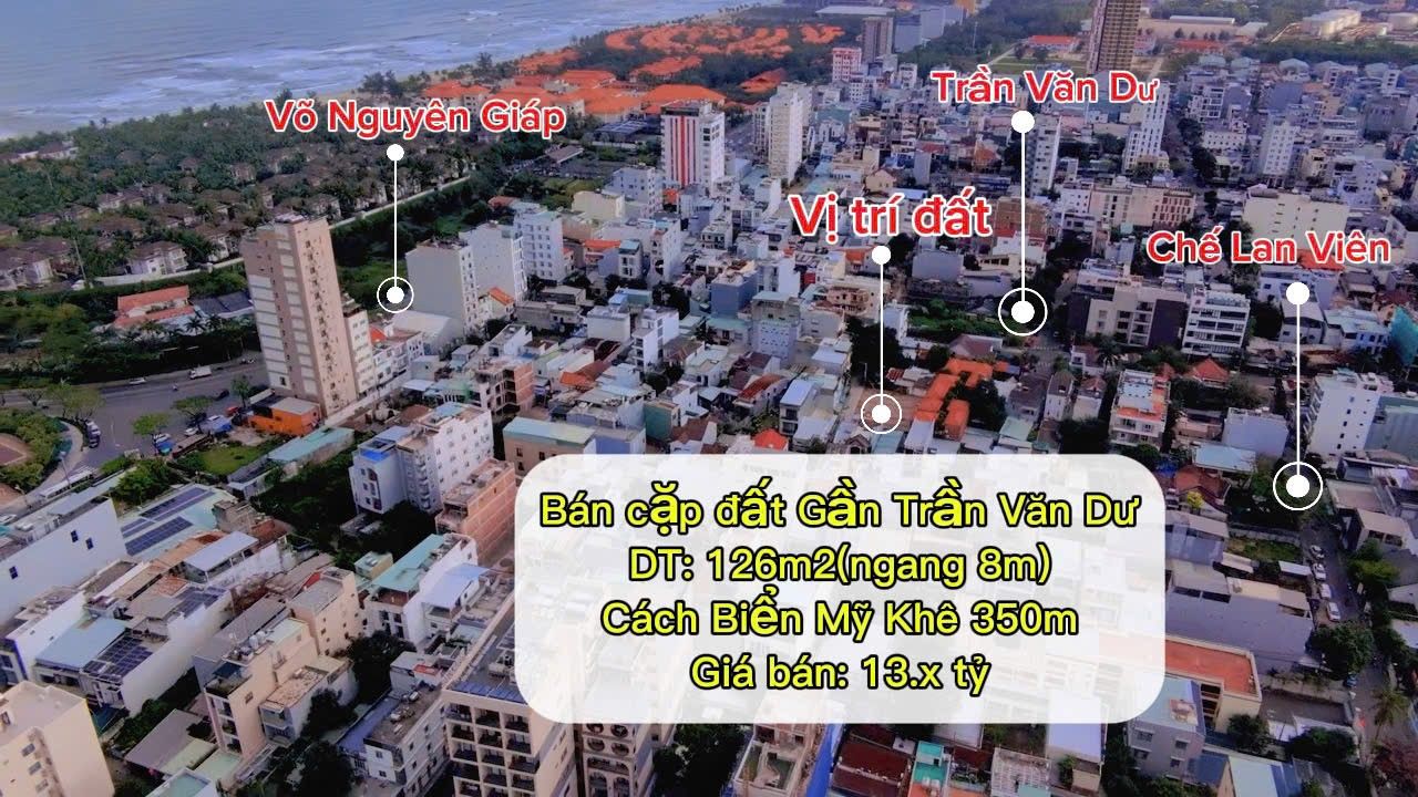 Đất nền Trần Văn Dư, Đà Nẵng 126m² giá 13.6 tỷ - Đầu tư sinh lời ngay!
