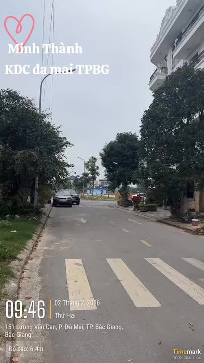 Đất nền Đa Mai TP Bắc Giang 97m² giá 3.7 tỷ - Sổ đỏ chính chủ, an ninh tốt!