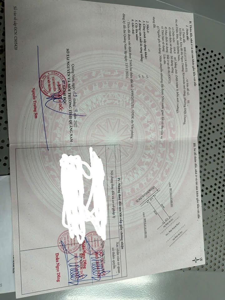 Đất nền Ngọc Dương Riverside Đà Nẵng - 104m² hướng biển, giá 3.2 tỷ