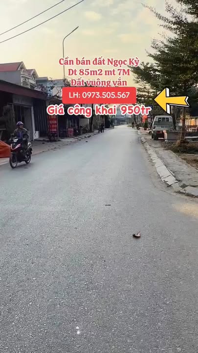 Đất Tân Kỳ, Tứ Kỳ 85m² giá 950 triệu - Đầu tư tiềm năng ngay cổng làng!