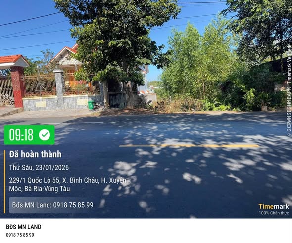 Đất nền đẹp Bình Châu 990m² giá 5 tỷ - Đối diện nhà hàng Ngọc Hà!