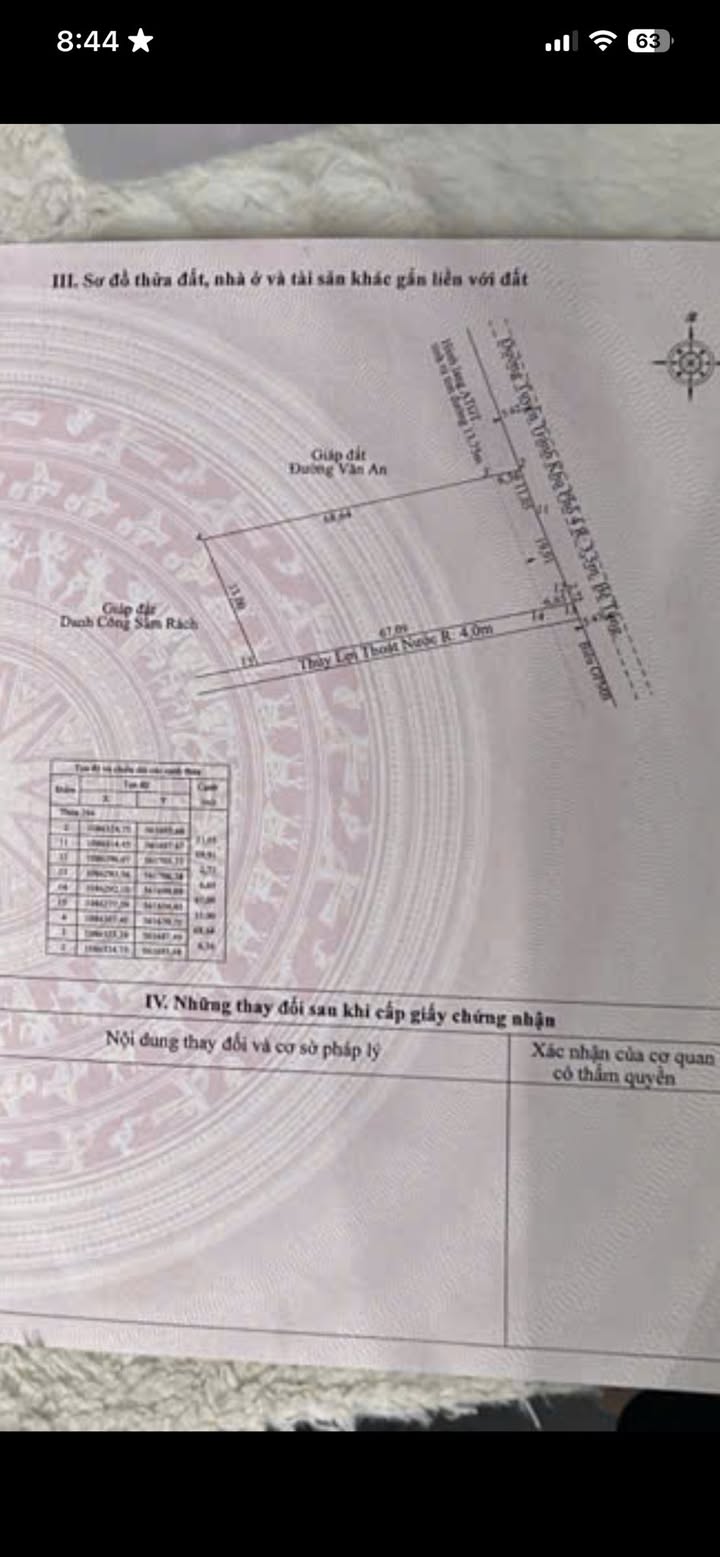 Đất nền Thị trấn Thứ Ba, Huyện An Biên, 2475m² - Vị trí đẹp, thuận tiện giao thông!