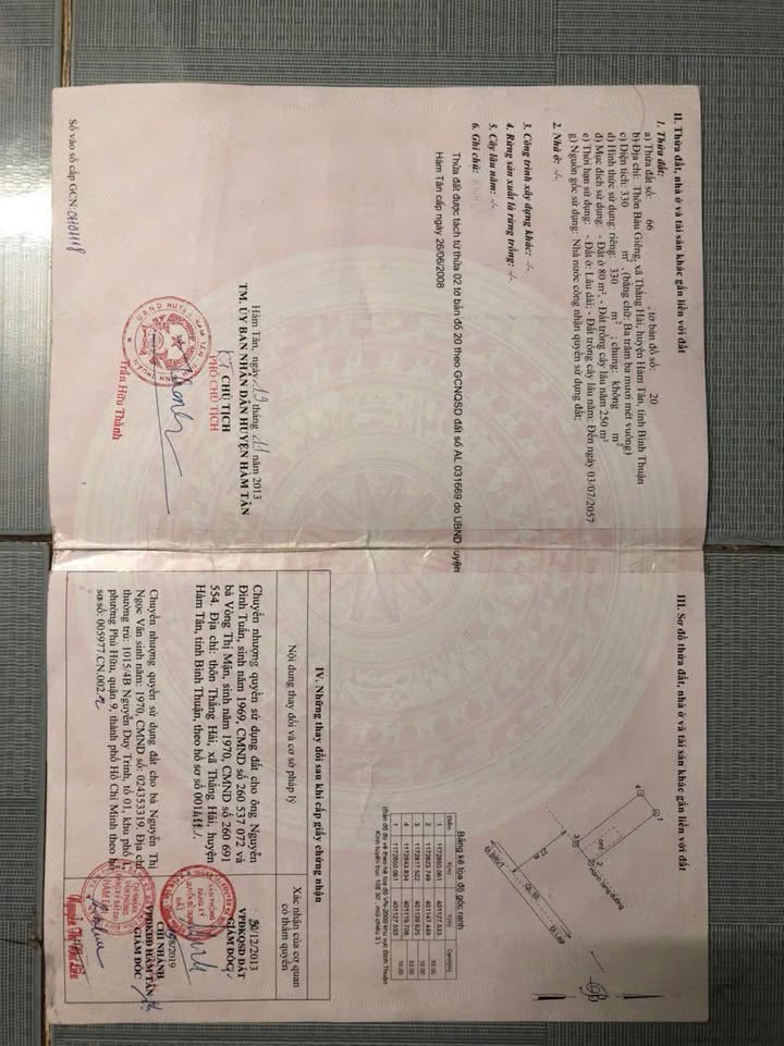 Đất nền Quốc lộ 55 Thắng Hải 330m² giá 2.7 tỷ - Tiềm năng đầu tư lớn!