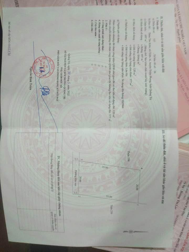 Đất nền Thị Trấn Ái Tử 700m² giá chỉ 400 triệu - Đầu tư sinh lời ngay!