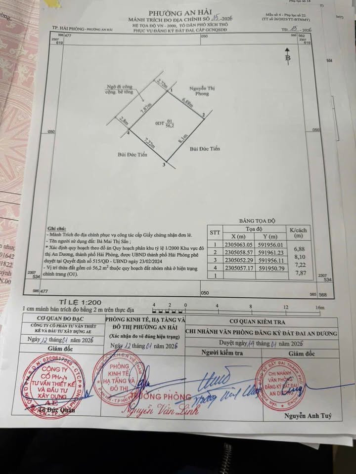 Đất nền Xích Thổ, Hồng Thái, An Dương 56.2m² giá chỉ 1.27 tỷ - Cơ hội đầu tư hấp dẫn!