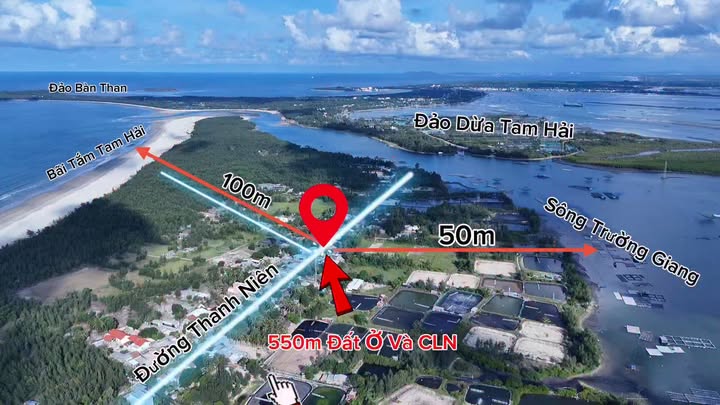 Đất nền mặt tiền đường Thanh Niên, xã Tam Hải, 550m² - Giá đầu tư hấp dẫn!