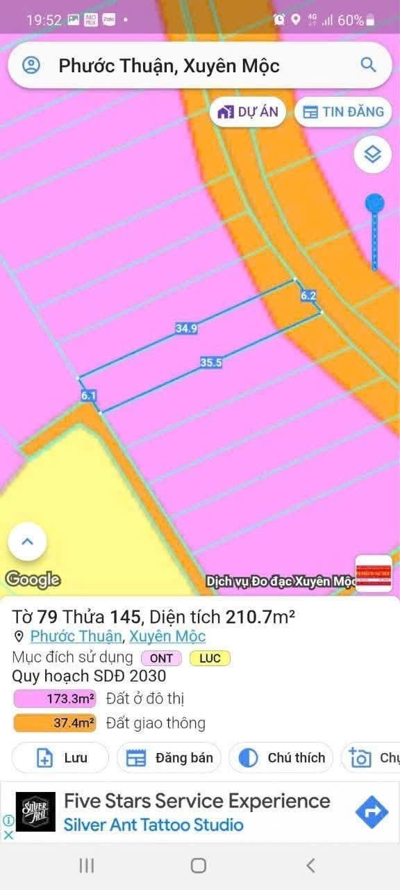 Đất nền ấp Tân Trung, Tuy Phước 210m² giá 1.29 tỷ - Sổ đỏ chính chủ!