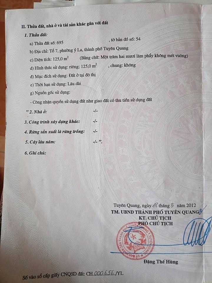 Đất thổ cư Tổ 7, Phường Minh Khai, 128m² giá 1.7 tỷ - Cơ hội đầu tư tuyệt vời!