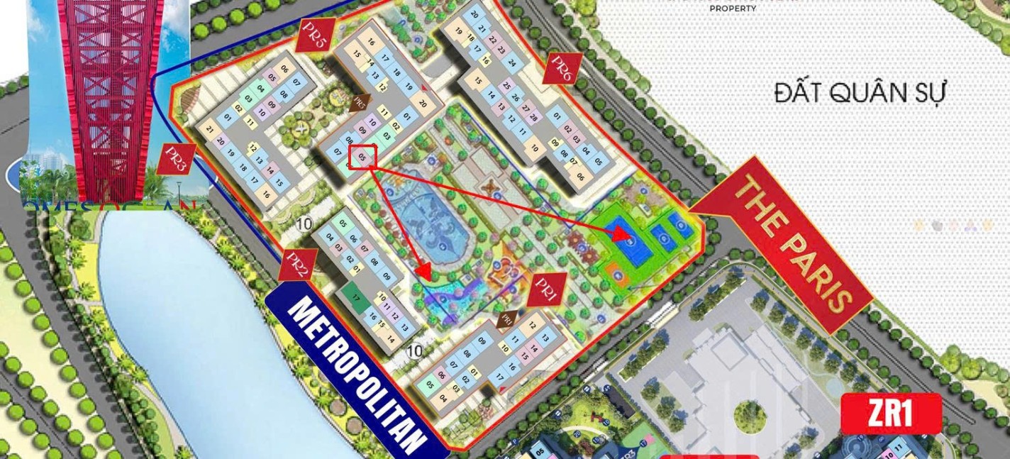 Căn hộ 1 ngủ Vinhomes Ocean Park 48.4m² giá 3.9 tỷ - View triệu đô!