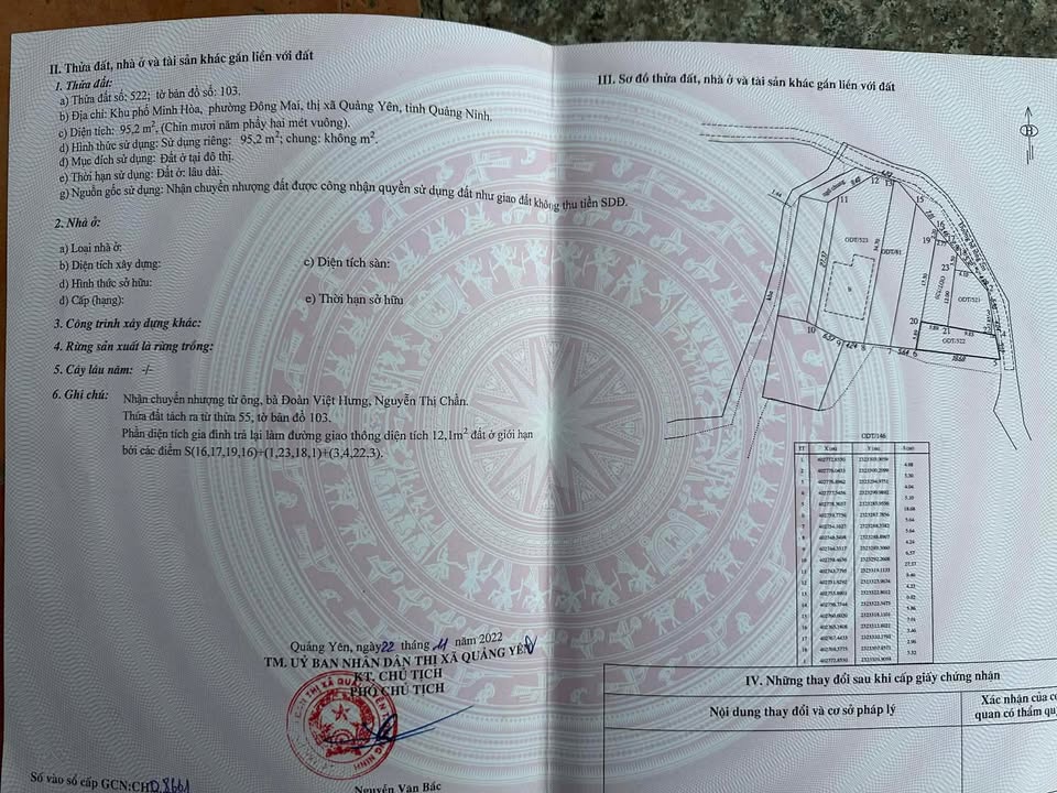 Đất nền chính chủ Phường Đông Mai, Quảng Yên 110m² giá 700 triệu - Cơ hội đầu tư hấp dẫn!