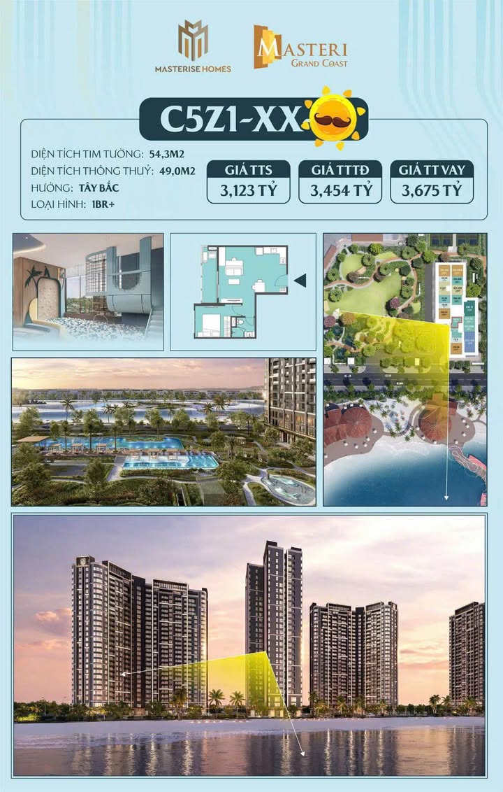 Căn hộ The Wave - Bắc Ninh 49m² giá 3.082 tỷ - Cơ hội đầu tư tuyệt vời!