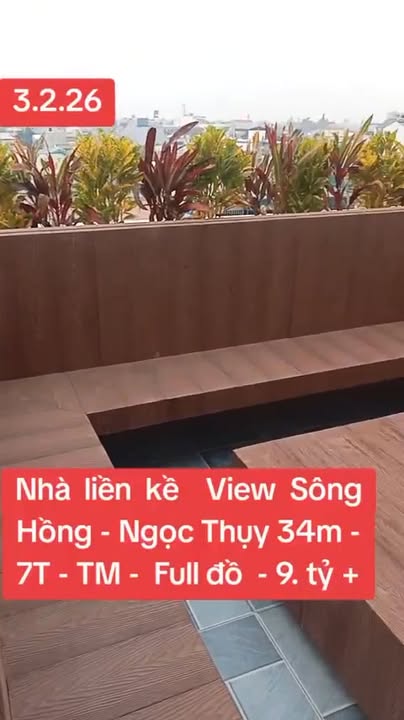 Townhouse Ngọc Thụy 34m² giá 9 tỷ - View Sông Hồng tuyệt đẹp!