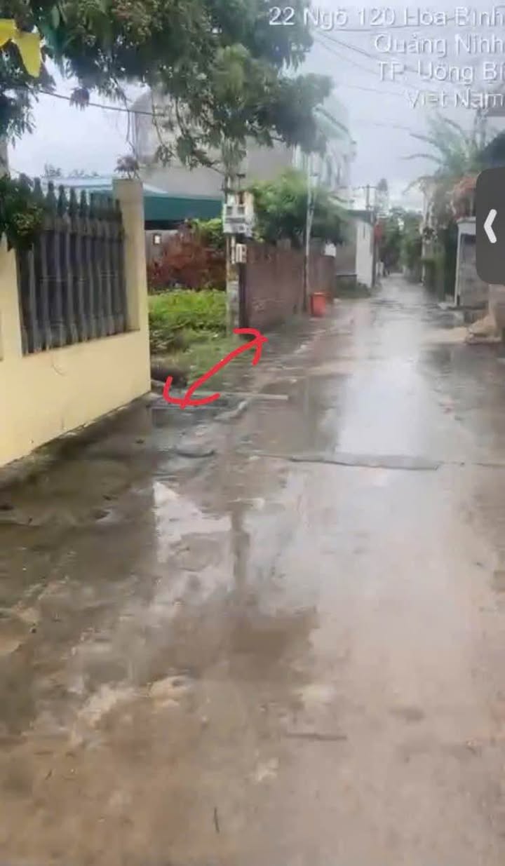 Lô đất 83m² tại phường Yên Thanh, Uông Bí giá 1 tỷ - Nở hậu, hướng Tây Nam