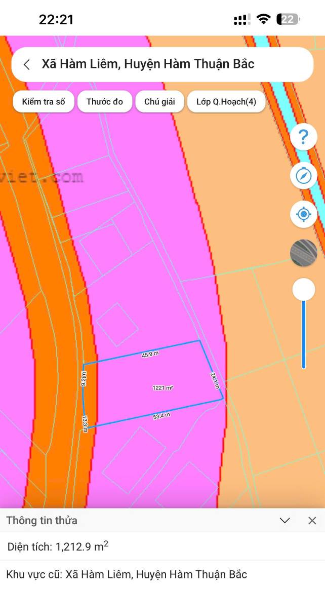 Đất mặt tiền đường Nhựa Hàm Liêm, 1212m² giá 1 tỷ - Cơ hội đầu tư hấp dẫn!