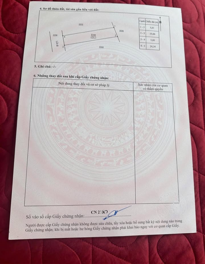 Đất nền khu quân nhân 832, Tân Phú, 123m² giá 2.x tỷ - Sổ đỏ chính chủ!