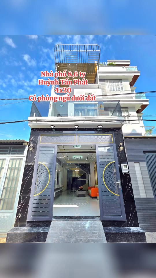 Nhà phố Quận 7 80m² giá 8.6 tỷ - Hẻm xe hơi, sẵn sàng vào ở!