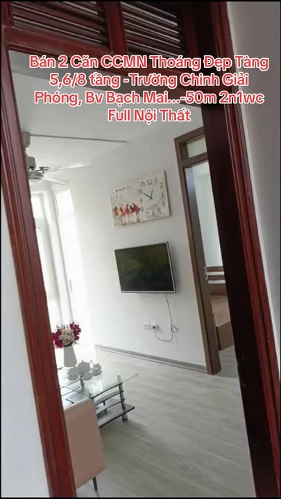 Căn hộ chung cư mini Trường Chinh 50m² giá 2.1 tỷ - Chỉ cần xách vali vào ở ngay!