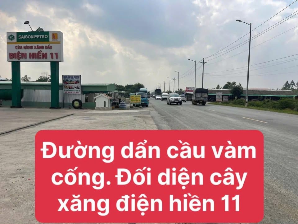 Đất nền đường dẫn cầu Vàm Cống, Vĩnh Thạnh, 650m² giá 5.5 tỷ - Đầu tư sinh lời ngay!