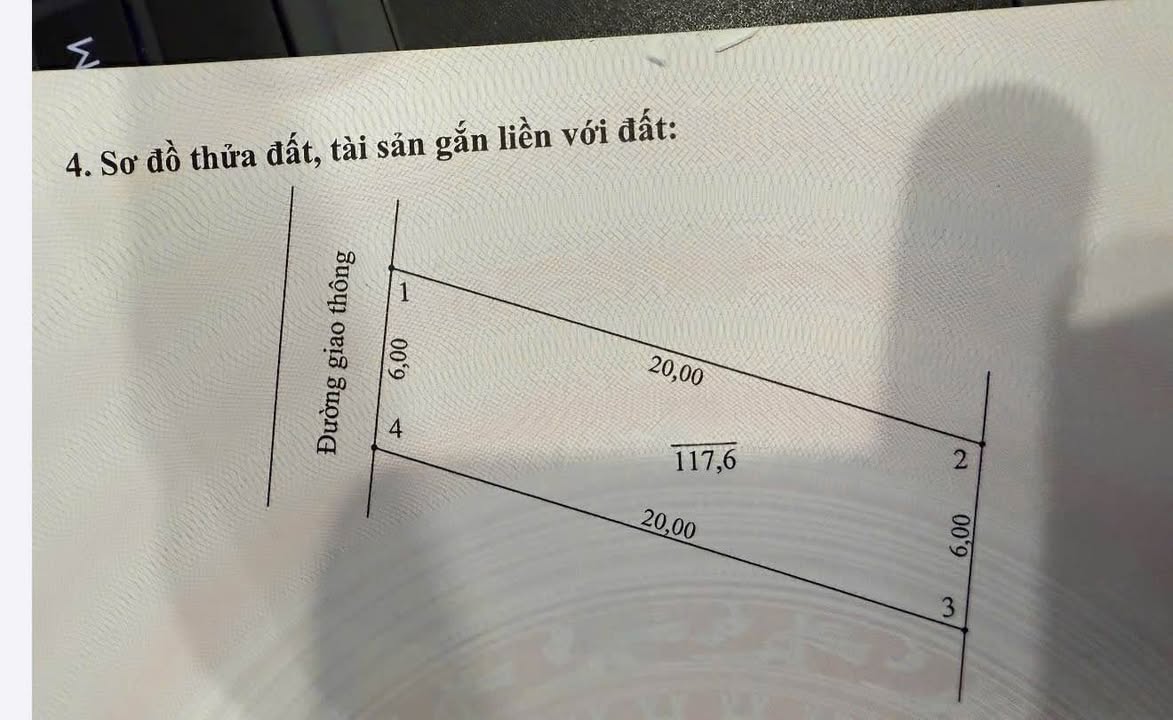 Đất nền TDP Nam Tiến, Phường Thành Sen, 117,6m² - Giá tốt đầu tư