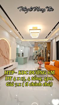 Nhà phố Phú Xuân, Nhà Bè 52m² giá 7 tỷ - Full nội thất sang trọng!