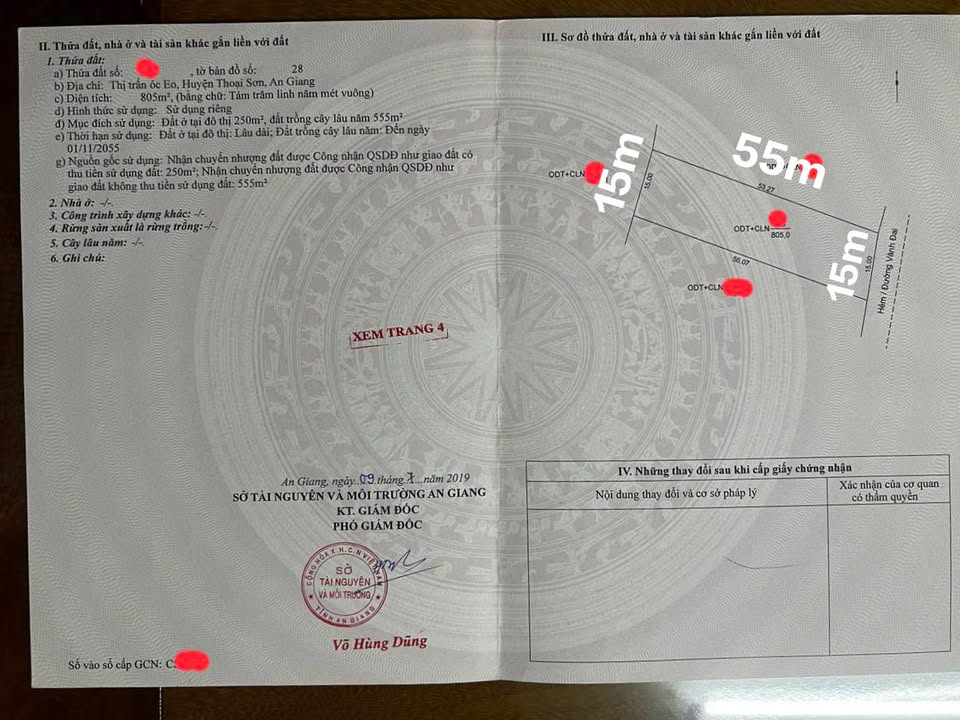 Nhà yến 3 tầng tại Thị Trấn Óc Eo, An Giang 805m² - Kinh doanh tiềm năng!