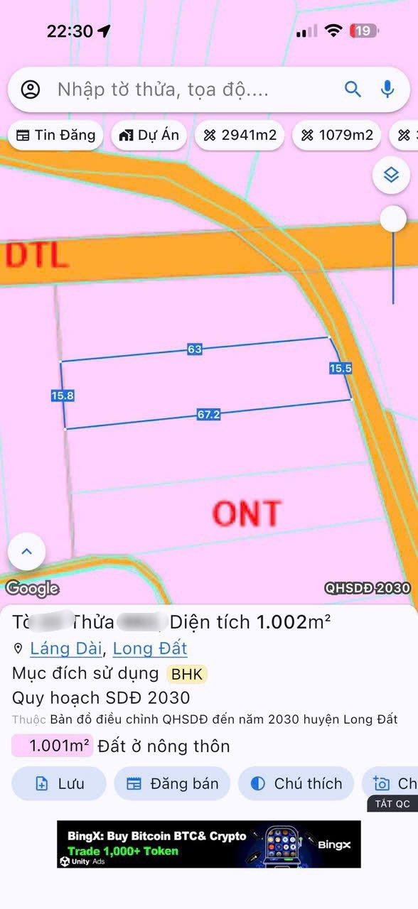 Đất nền 1002m² Láng Dài, Bà Rịa - Vũng Tàu giá chỉ 1.999 tỷ - Đầu tư sinh lời ngay!