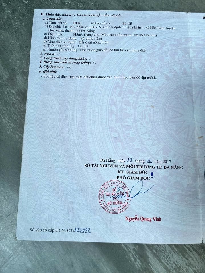 Đất nền Quận Ngũ Hành Sơn 145m² giá 2.79 tỷ - Vị trí đẹp, chính chủ