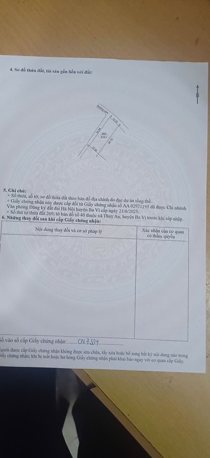 Đất nền thôn Đông An, xã Đông Quang 410m² giá 3 tỷ - Đầu tư sinh lời cao!
