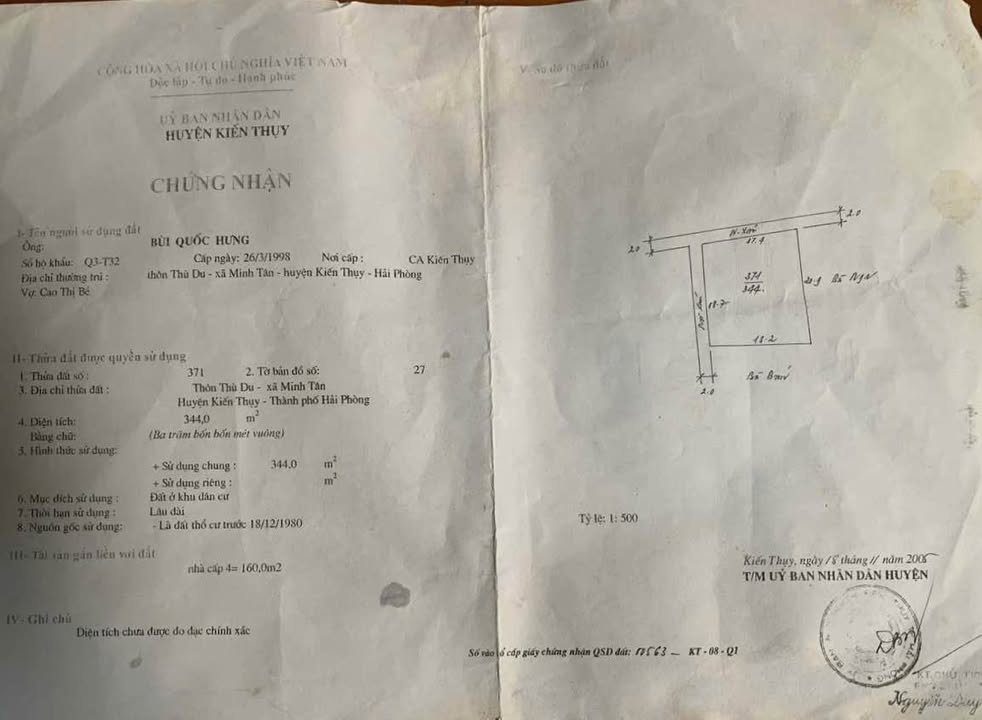 Đất Lô Góc Kiến Minh - Hải Phòng 344m² giá 4.128 tỷ - Tiềm năng tăng giá cao!