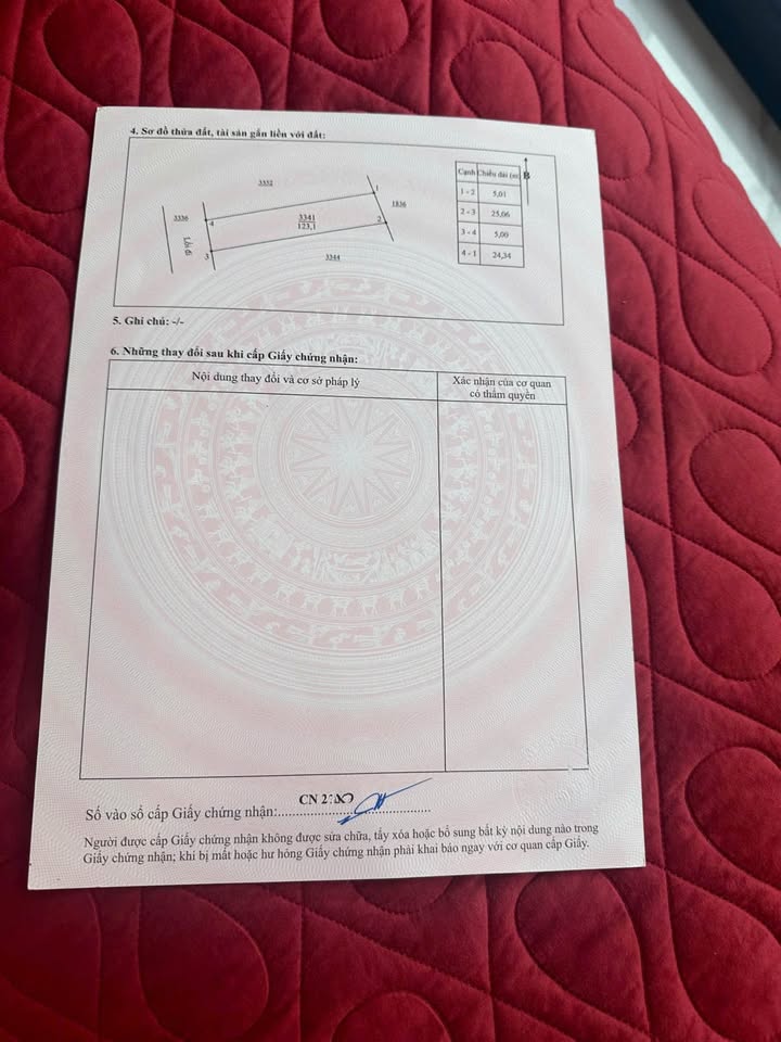 Đất nền khu quân nhân 832 Tân Phú 123m² giá 2 tỷ - Pháp lý rõ ràng, cơ hội đầu tư tốt!