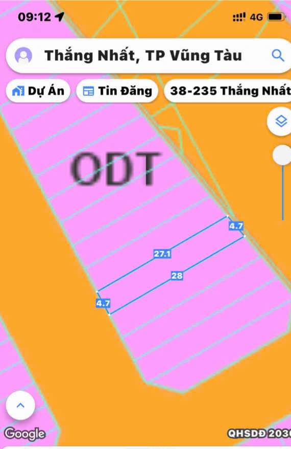 Bán Đất Góc 2 Mặt Tiền Chí Linh 2, Vũng Tàu - 128m² Thổ Cư