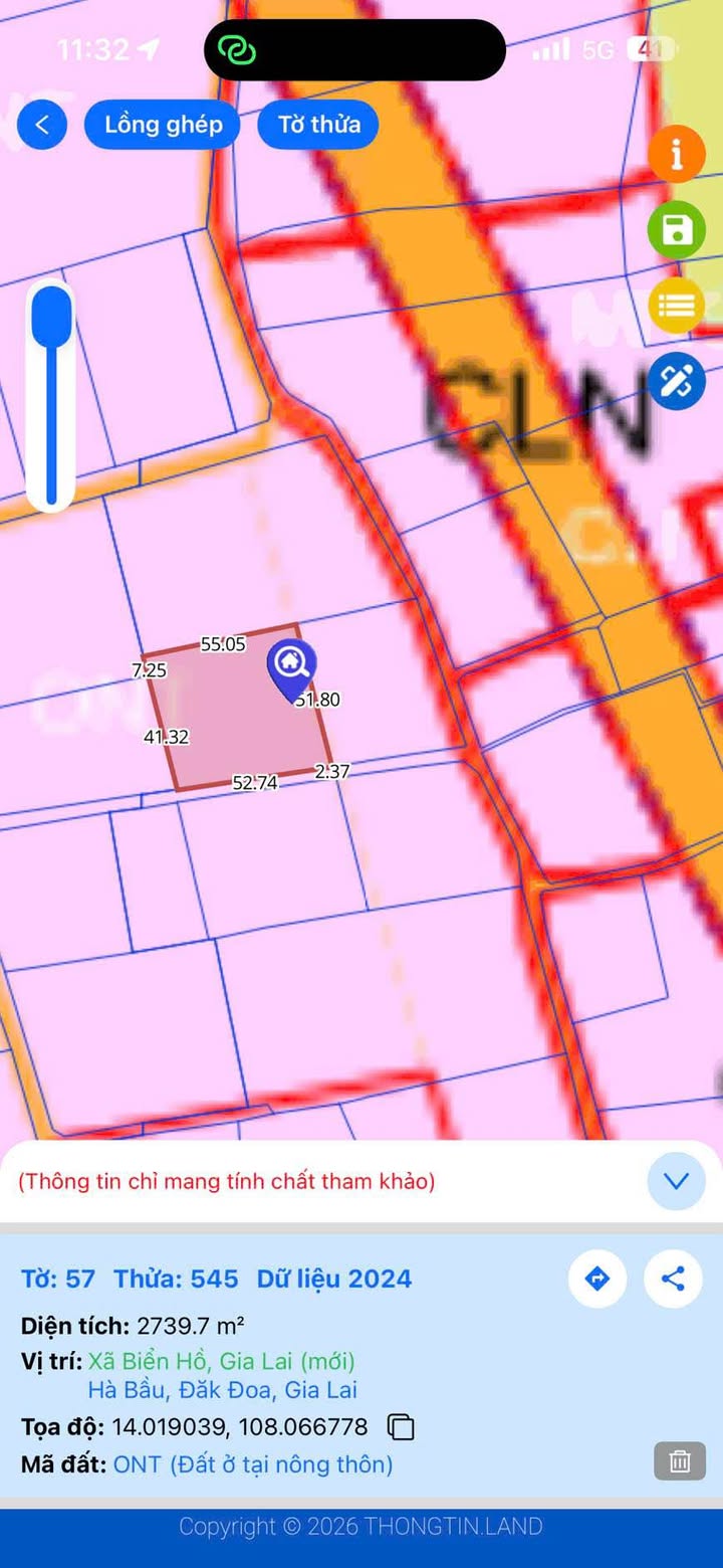 Đất thổ cư làng Ring, Đăk Đoa 2693m² giá 13.465 tỷ - Cơ hội đầu tư lý tưởng!