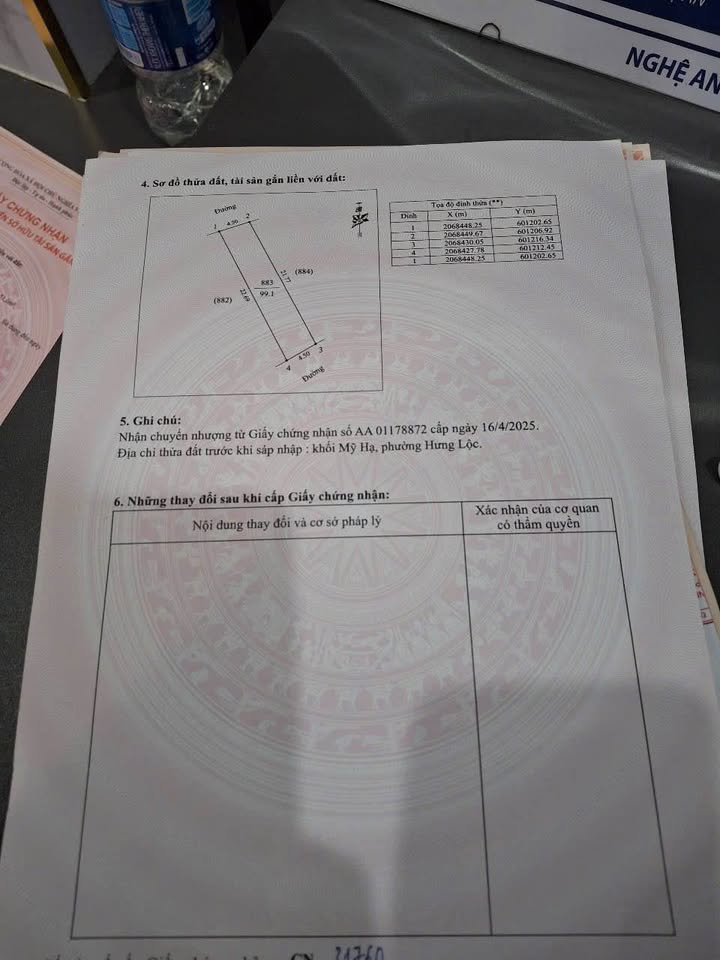 Đất Hưng Lộc, TP Vinh 99.1m² giá 2.18 tỷ - Đường 4m, thuận lợi giao thông!