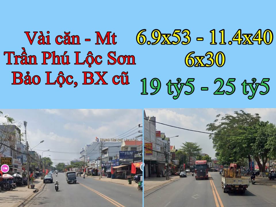 Nhà mặt tiền Trần Phú, Lộc Sơn, Bảo Lộc 365m² giá 19.5 tỷ - Tiềm năng kinh doanh lớn!