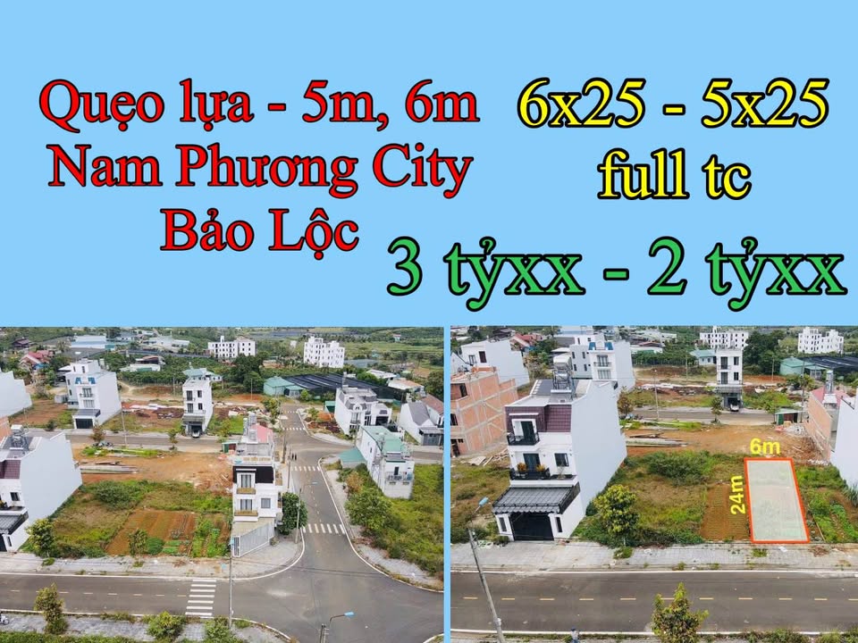 Đất nền Khu Nam Phương City Bảo Lộc 150m² giá 2,2 tỷ - Cơ hội đầu tư hấp dẫn!