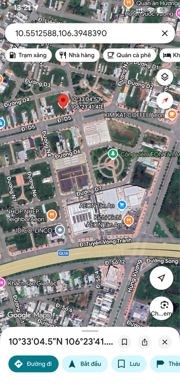 Đất mặt tiền Đường D5, Tân An, 125m² - Chính chủ, giá thỏa thuận!