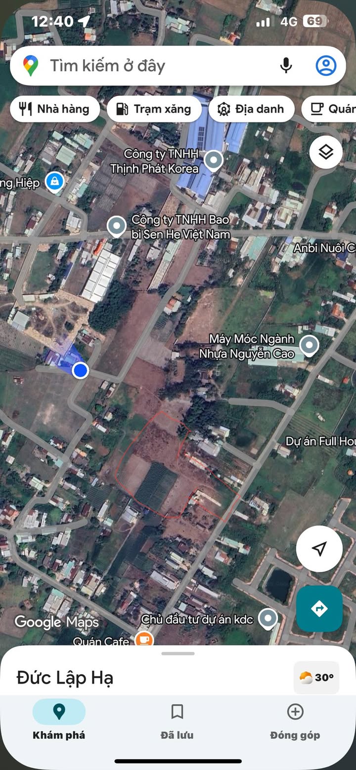 Đất vườn 11000m² tại Đức Hòa Thượng, Long An giá 20 tỷ - Sổ hồng riêng, mặt tiền đường bê tông