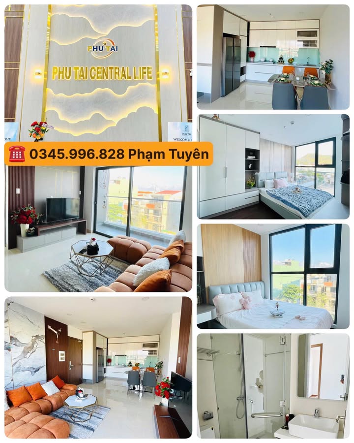 Căn hộ Phú Tài Central Life Quy Nhơn 34.5m² Sổ hồng lâu dài