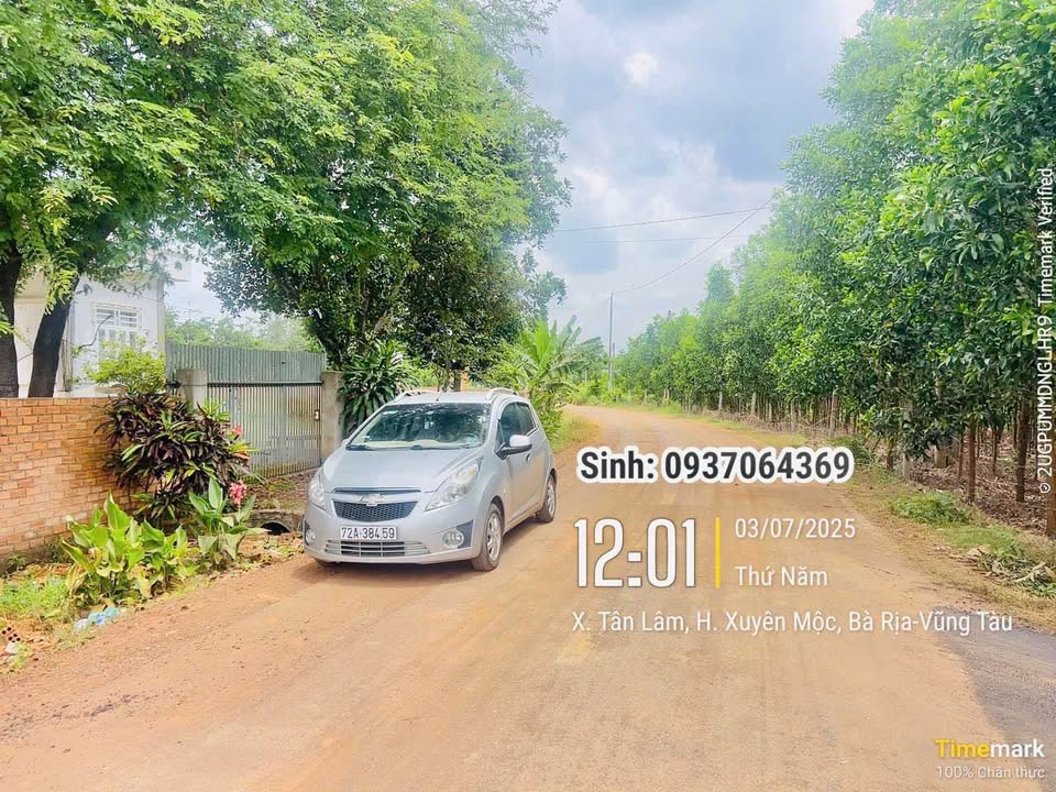 Đất nền Tân Lâm, Xuyên Mộc, BRVT 4518m² giá 3 tỷ - Cơ hội đầu tư hiếm có!