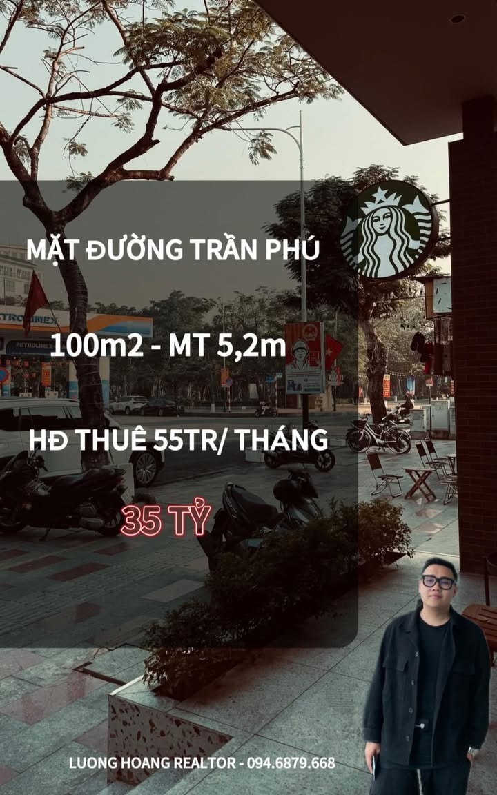 Bán nhà mặt phố Trần Phú, Hải Phòng 100m² giá 35 tỷ - Đầu tư sinh lời bền vững!