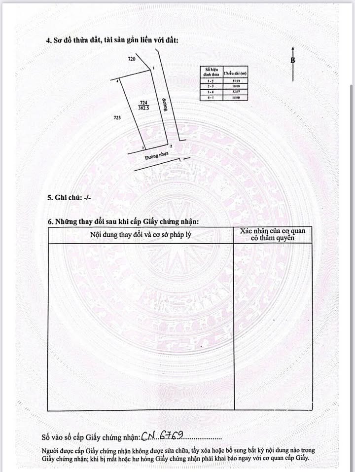 Đất nền Phước Tân - Xuyên Mộc 320m² giá 1.25 tỷ - Lô góc 2 mặt tiền