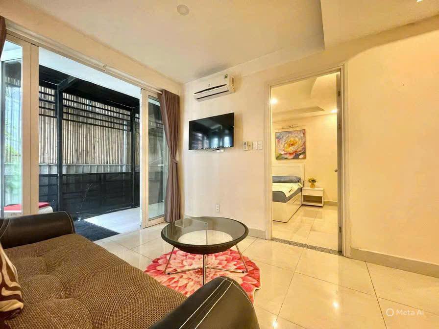 Cho thuê căn hộ 50m² Bình Thạnh giáp Quận 1 - Full nội thất, giờ giấc tự do