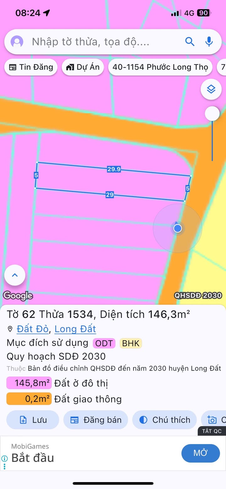 Đất nền khu dân cư Nguyễn Công Hoan, Đất Đỏ 130m² giá 1.25 tỷ - Chính chủ thương lượng!