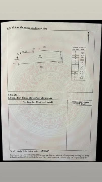 Đất nền thổ cư 1.012m² tại Phường Thành Công, Quận Ba Đình - Gần Hồ Suối Lạnh chỉ 3 tỷ!